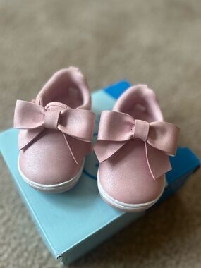 Stride Rite Kamila Mary Jane Pink Bow Shoes Toddler Girl Size 3 NIB